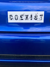 Load image into Gallery viewer, COEXIST Bumper Sticker
