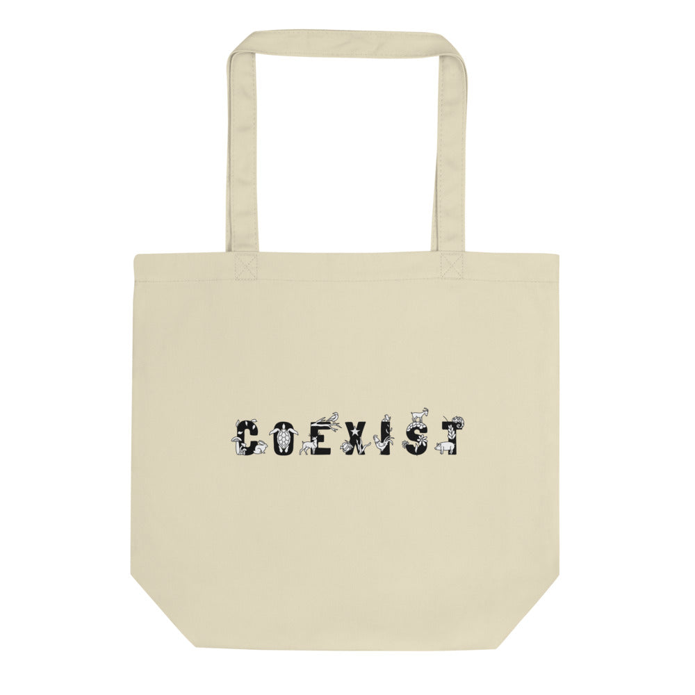 COEXIST Organic Tote Bag