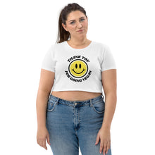 Load image into Gallery viewer, SMILEY Organic Crop Top

