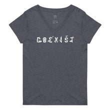 Load image into Gallery viewer, COEXIST Recycled V-neck T-shirt
