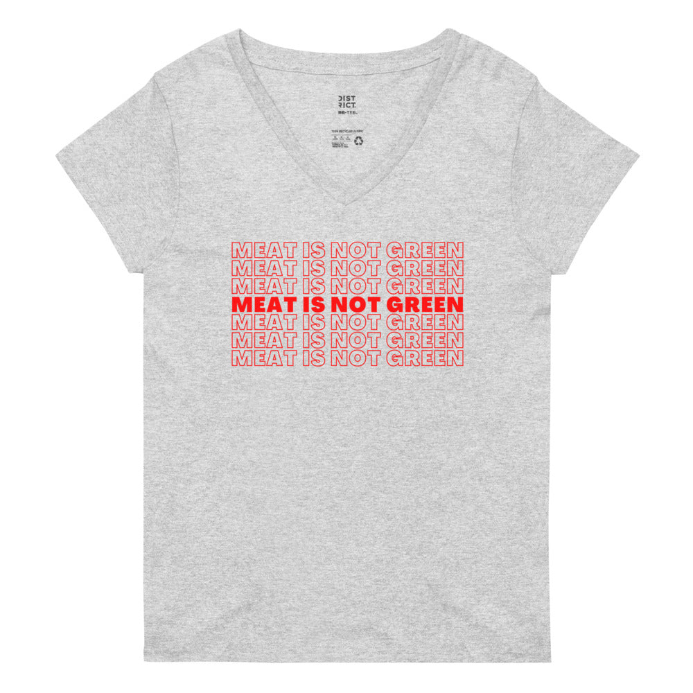 NOT GREEN Recycled V-neck T-shirt