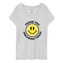 Load image into Gallery viewer, SMILEY Recycled V-neck T-shirt
